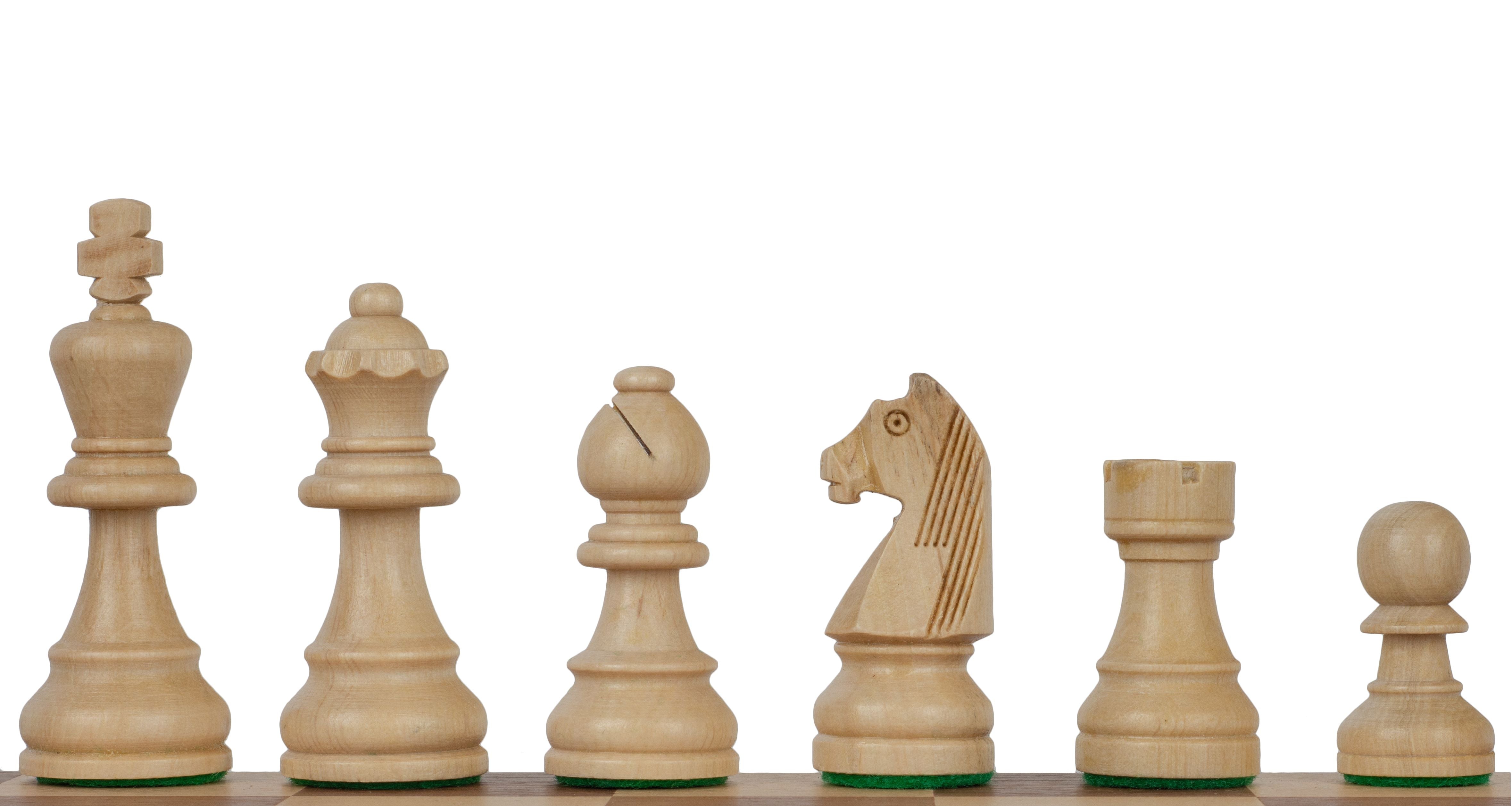 Set di scacchi da torneo professionale (figure in legno da 90 mm + scacchiera in cartone da 55 mm + borsa in cotone) - 2c311fe2213a710134fa6596b17f740b