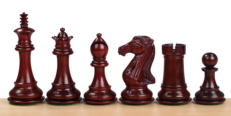 Scacchi ROYAL KNIGHT n legno di bosso e sequoia 4'' - Scacchi ROYAL KNIGHT n legno di bosso e sequoia 4''