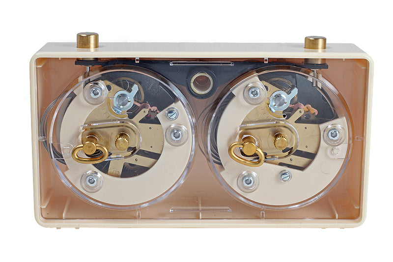 CLASSIC piccolo orologio in plastica, color crema - CLASSIC piccolo orologio in plastica, color crema