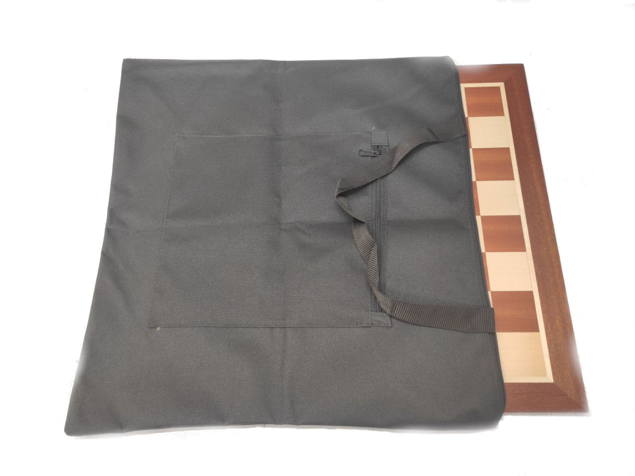 Borsa per scacchiera in legno con campi da 40 a 50 mm (tasca per le figure) - Borsa per scacchiera in legno con campi da 40 a 50 mm (tasca per le figure)