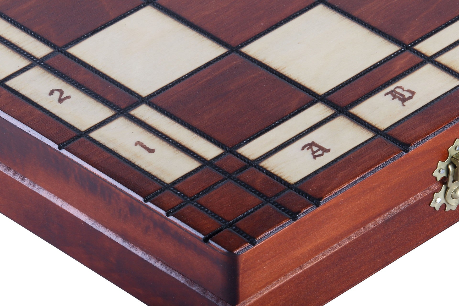 SCACCHI TORNEO (55x55 cm) intarsiati - altezza Re: 11,5cm - SCACCHI TORNEO (55x55 cm) intarsiati - altezza Re: 11,5cm