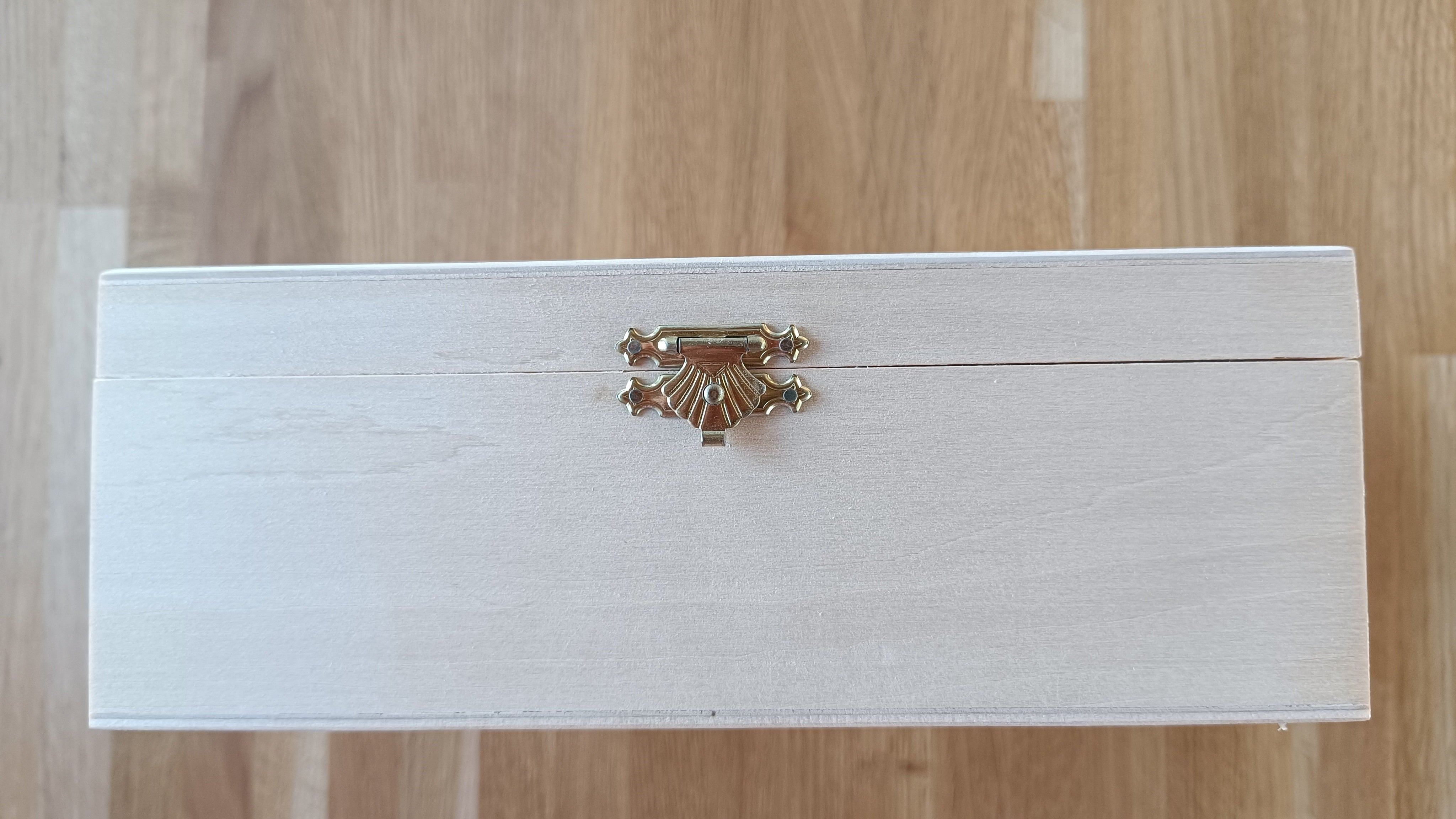 SCATOLA IN LEGNO PER PEZZI DA SCACCHI STAUNTON N. 6 - legno grezzo - SCATOLA IN LEGNO PER PEZZI DA SCACCHI STAUNTON N. 6 - legno grezzo