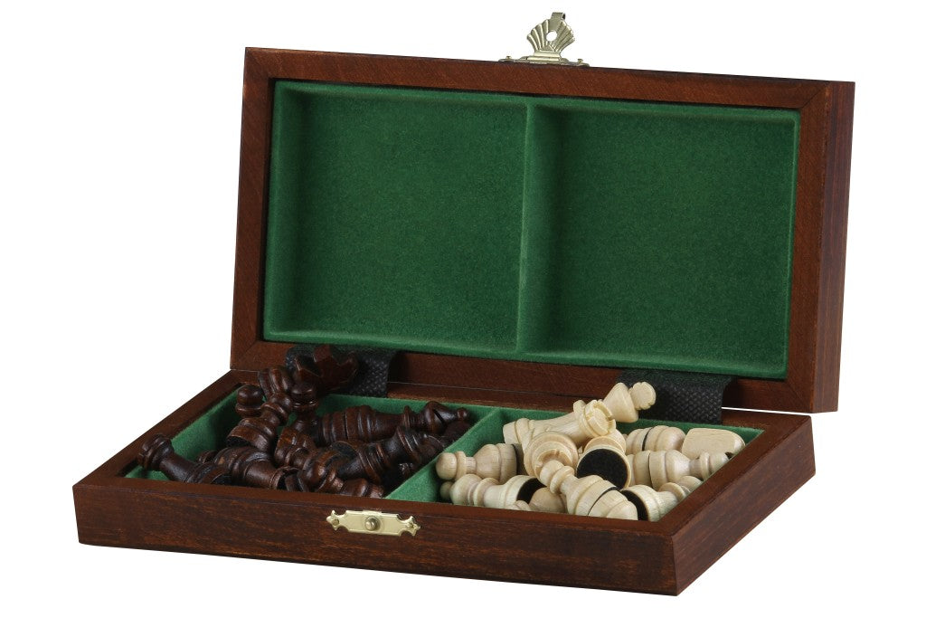 Scacchi scolastici in legno Mini - marrone - Scacchi scolastici in legno Mini - marrone