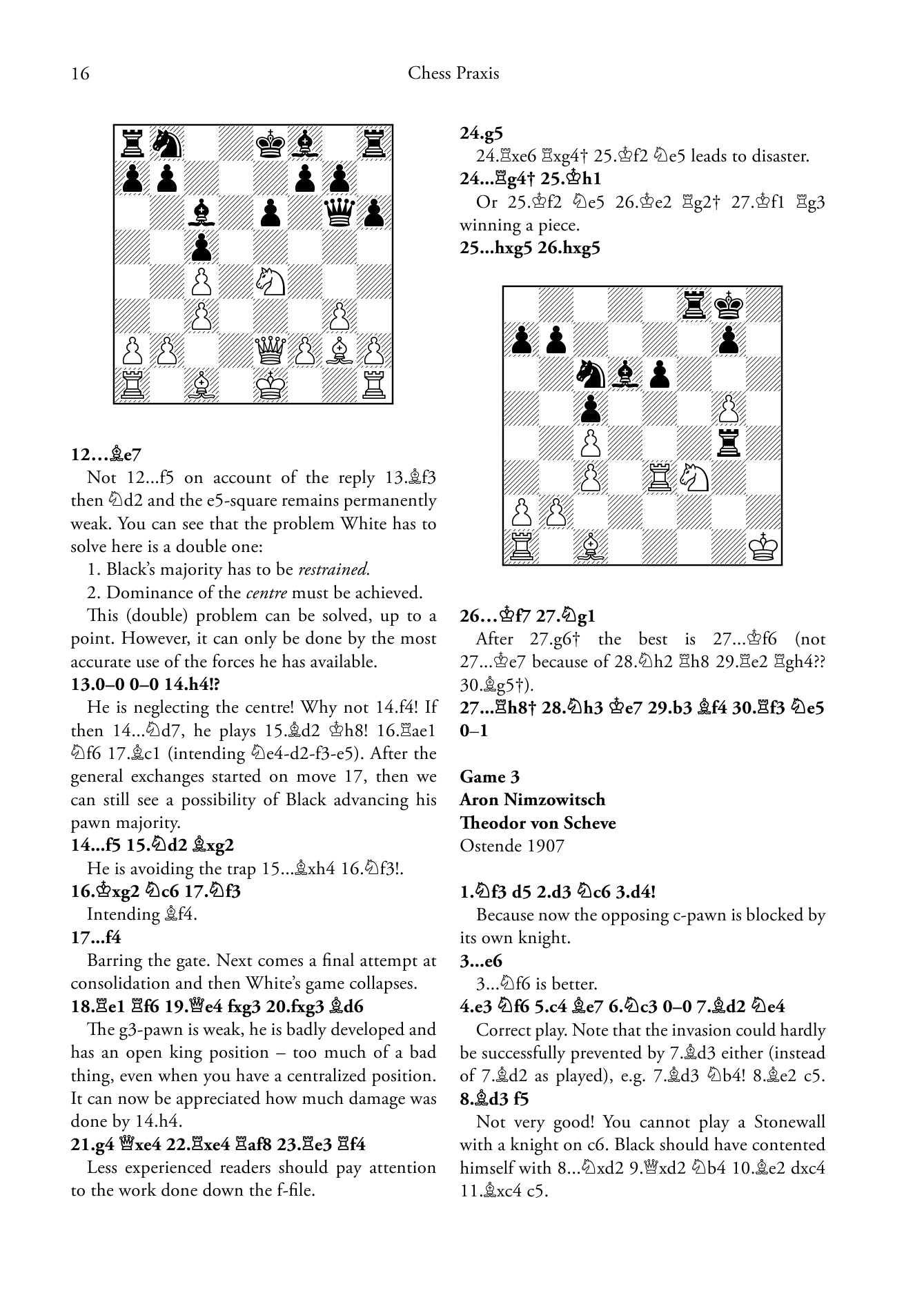 Chess Praxis by Aron Nimzowitsch (softcover) - Chess Praxis by Aron Nimzowitsch (softcover)