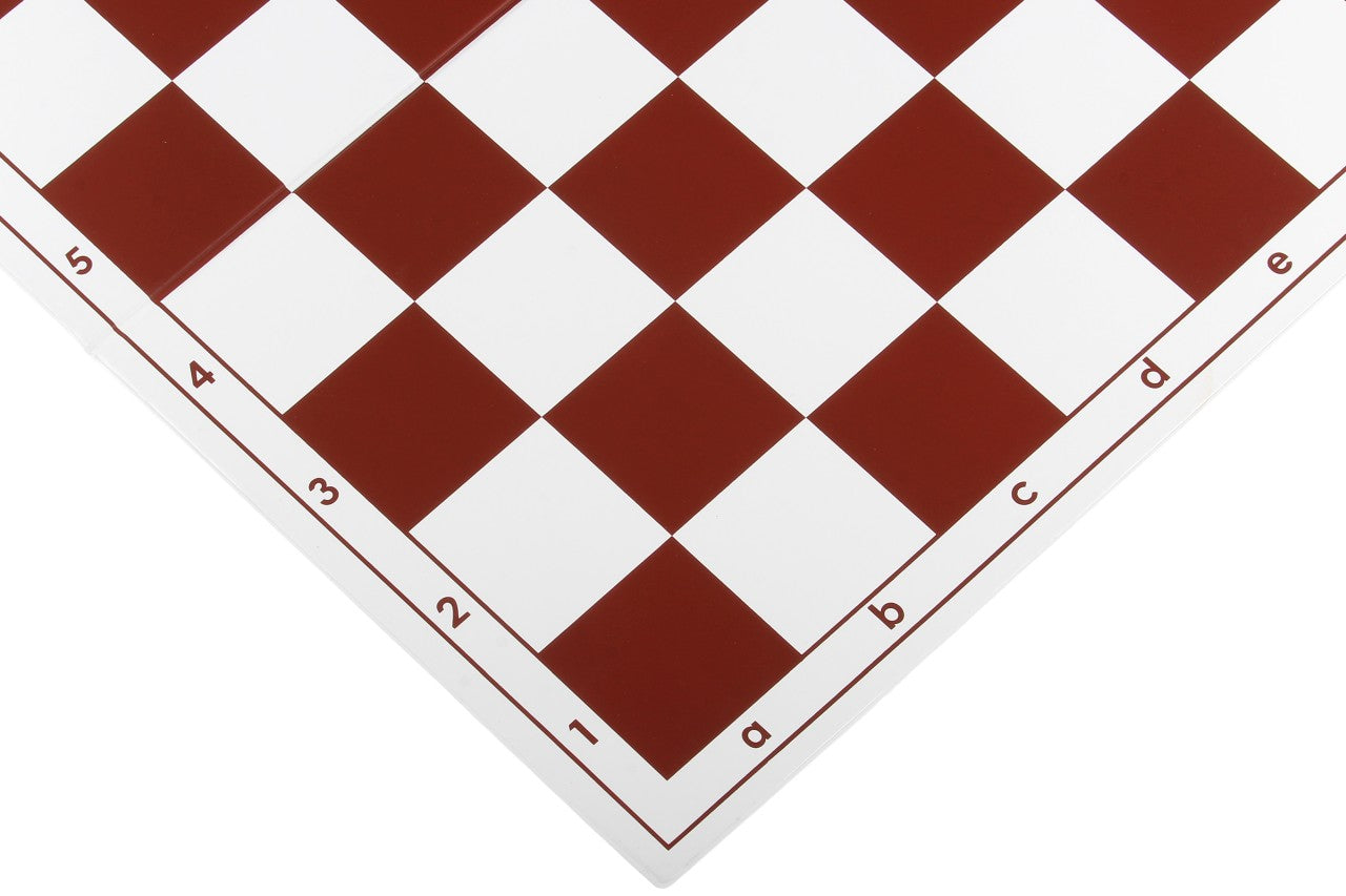 Scacchiera pieghevole in plastica n. 6, bianca e rossa - Scacchiera pieghevole in plastica n. 6, bianca e rossa