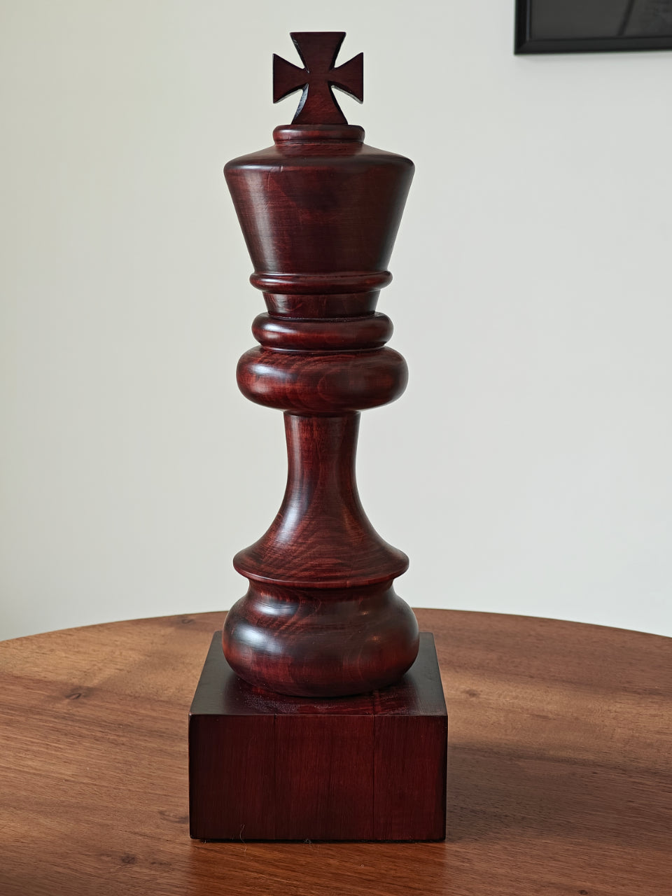 Coppa degli scacchi in legno - Re Nero - Coppa degli scacchi in legno - Re Nero
