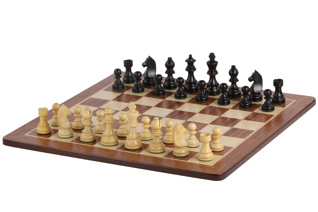 Set di scacchi Poseidone - Scacchiera (caselle 50x50 mm), Scacchi (Re 90 mm) - Set di scacchi Poseidone - Scacchiera (caselle 50x50 mm), Scacchi (Re 90 mm)
