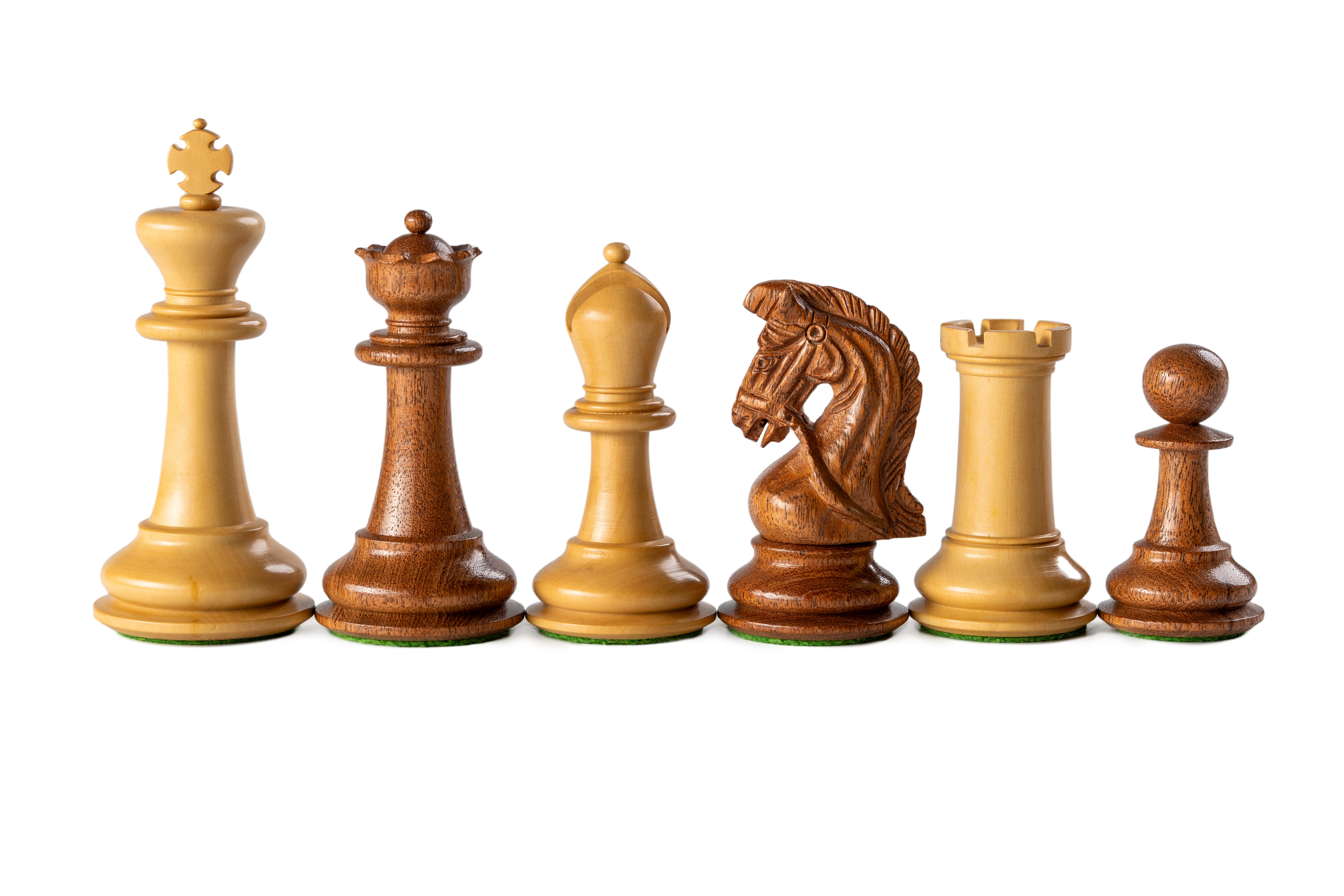 Scacchi SULTAN n legno di Bosso/Acacia 4'' - Scacchi SULTAN n legno di Bosso/Acacia 4''