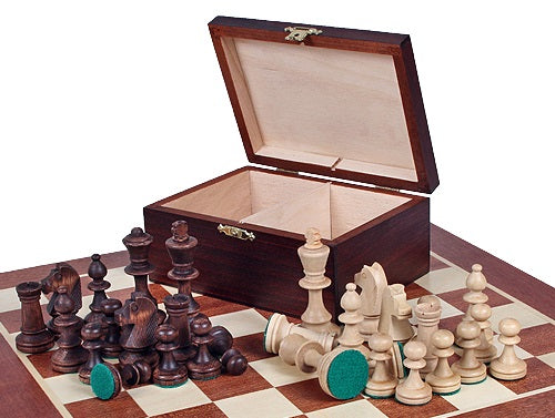 STAUNTON n. 4 in una custodia di legno - STAUNTON n. 4 in una custodia di legno