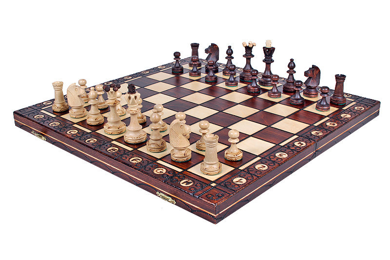 Scacchi Firenze (42x42cm) - scacchi classici in legno ideali per i regali - Scacchi Firenze (42x42cm) - scacchi classici in legno ideali per i regali