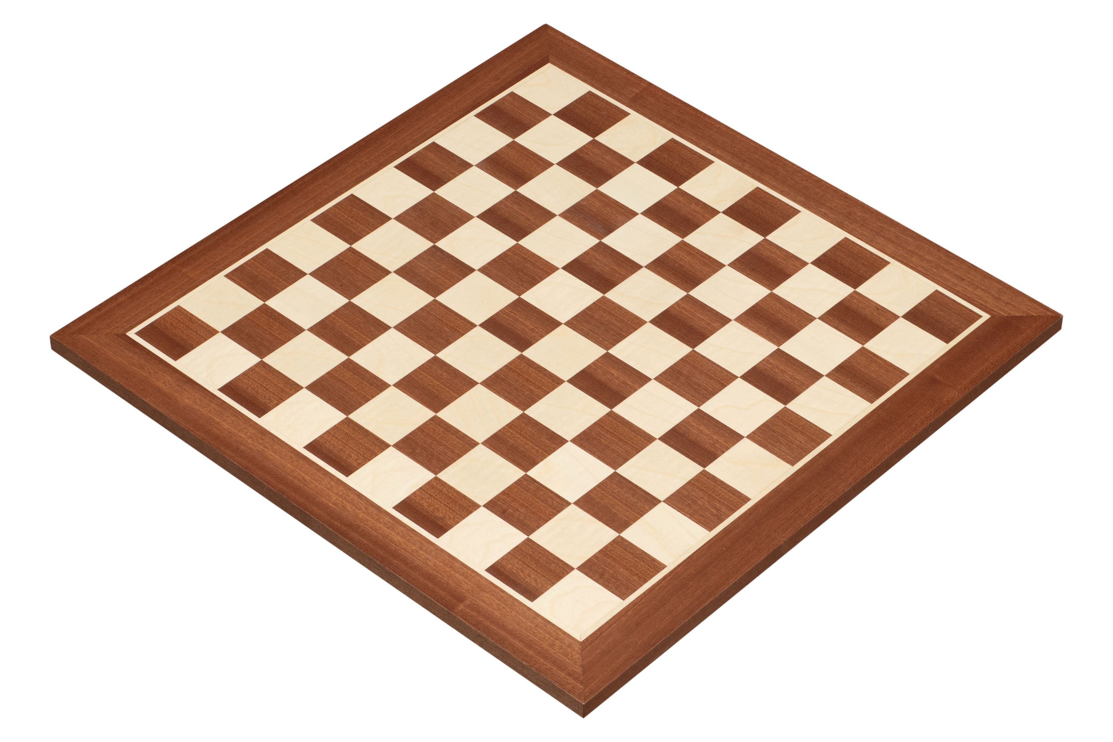 Tavola bifronte: scacchi + 100 dama francese, (48x48cm), mogano/acero (intarsio) - 6aa95dfc284474089c2156d9613022ec