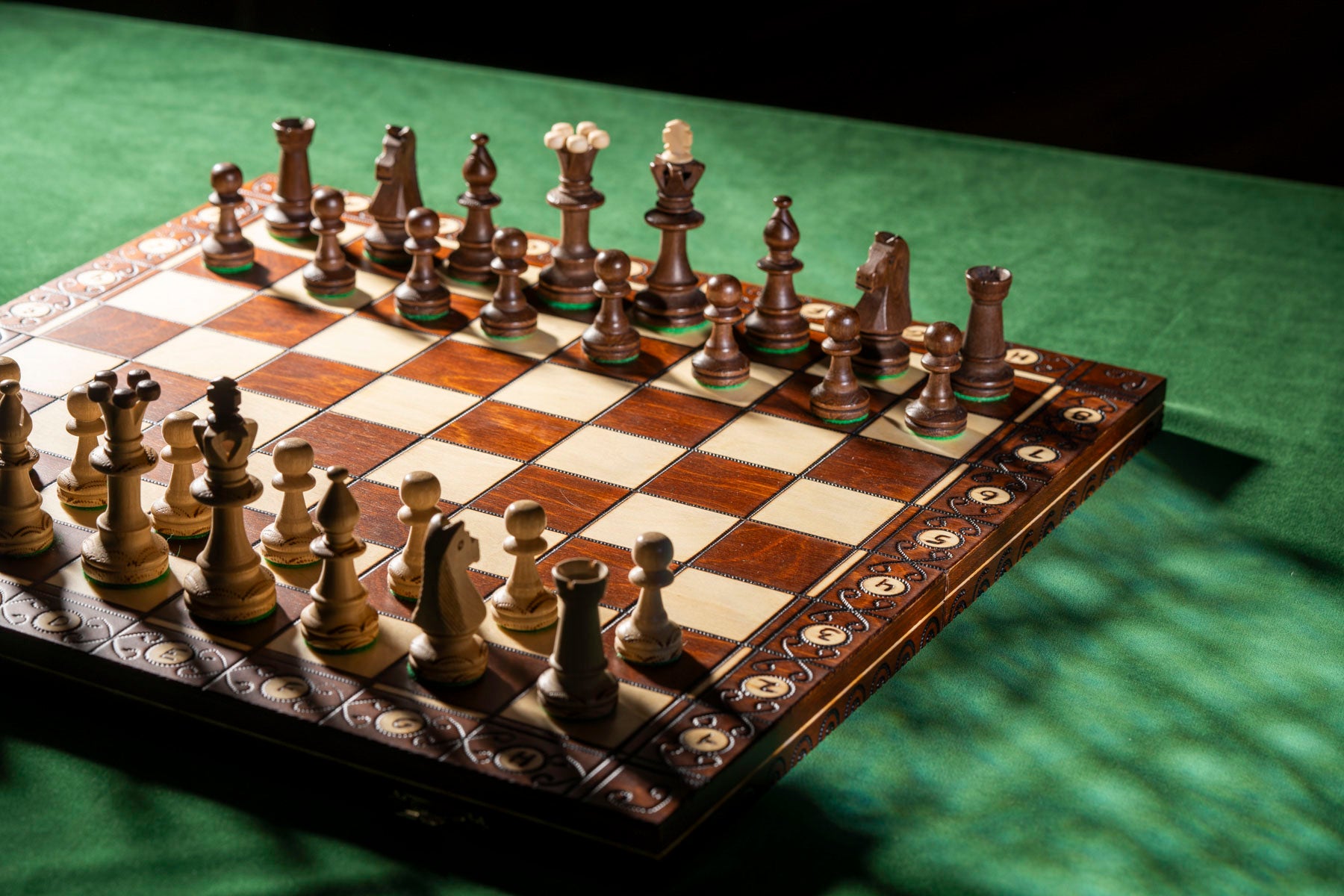 Scacchi Firenze (42x42cm) - scacchi classici in legno ideali per i regali - Scacchi Firenze (42x42cm) - scacchi classici in legno ideali per i regali