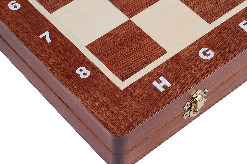 Scacchi da torneo n. 6 con custodia intarsiata - 6d4048529f09ab0236ea425e21d0f609