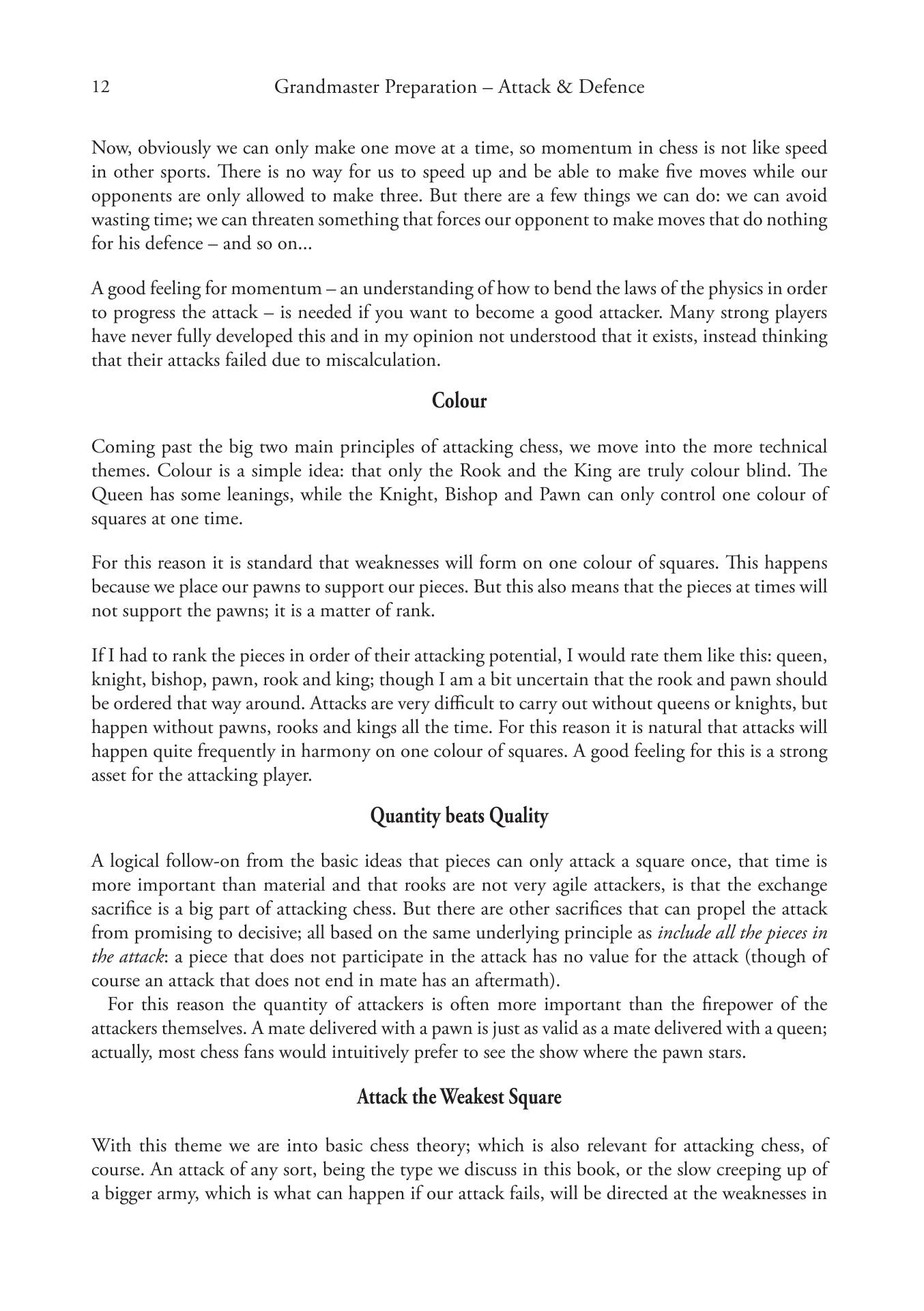 Grandmaster Preparation - Attack  & Defence: Games & Exercises for Ambitious Players (hardcover) - Grandmaster Preparation - Attack  & Defence: Games & Exercises for Ambitious Players (hardcover)