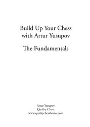 Build up your Chess 1 - Artur Yusupov (softcover)