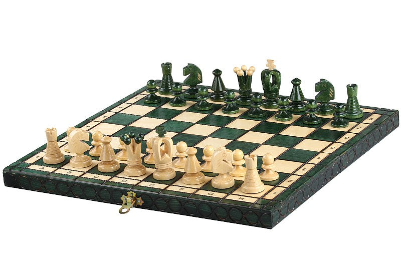SCACCHI REALI MEDI (35x35cm) colore verde - SCACCHI REALI MEDI (35x35cm) colore verde
