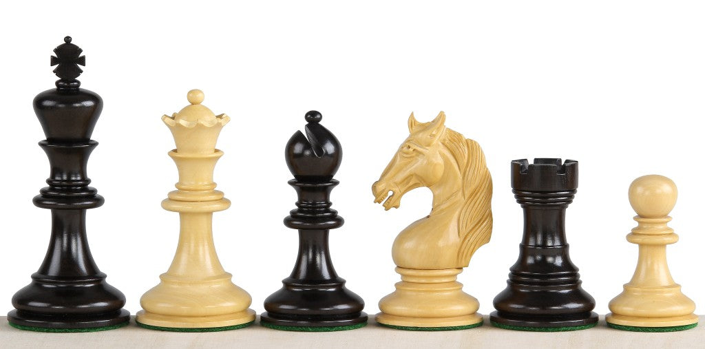 Scacchi UNICORN in legno Ebanizzati (Re 10,8cm) - Scacchi UNICORN in legno Ebanizzati (Re 10,8cm)