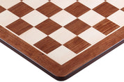 Set di scacchi - scacchiera in paduk/acero (Caselle 40x40 mm) + Scacchi American Classic (Re 7,6 cm)