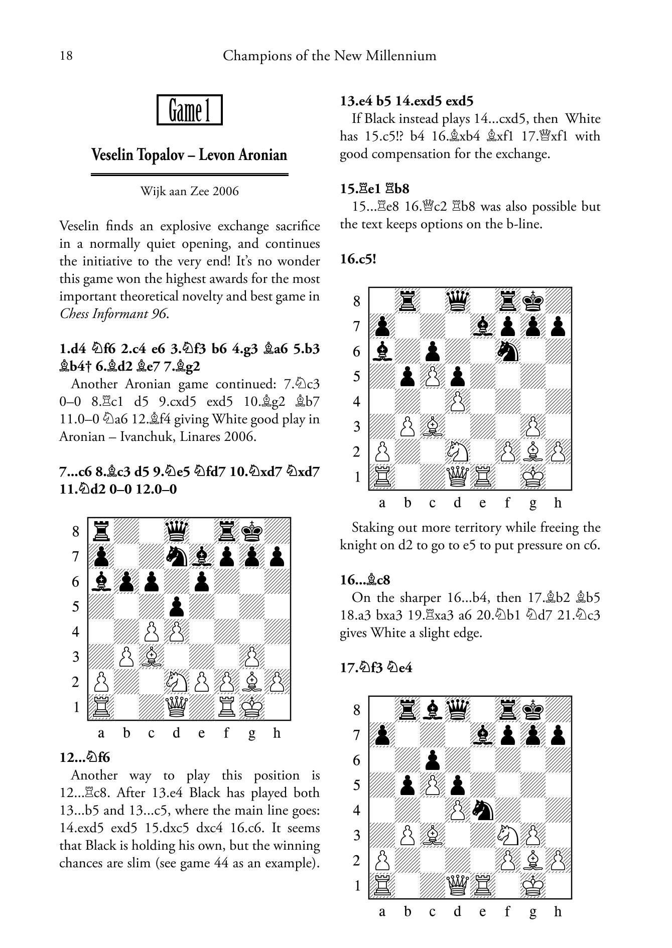 Champions of the New Millennium - Ftacnik, Kopec and Browne (softcover) - Champions of the New Millennium - Ftacnik, Kopec and Browne (softcover)