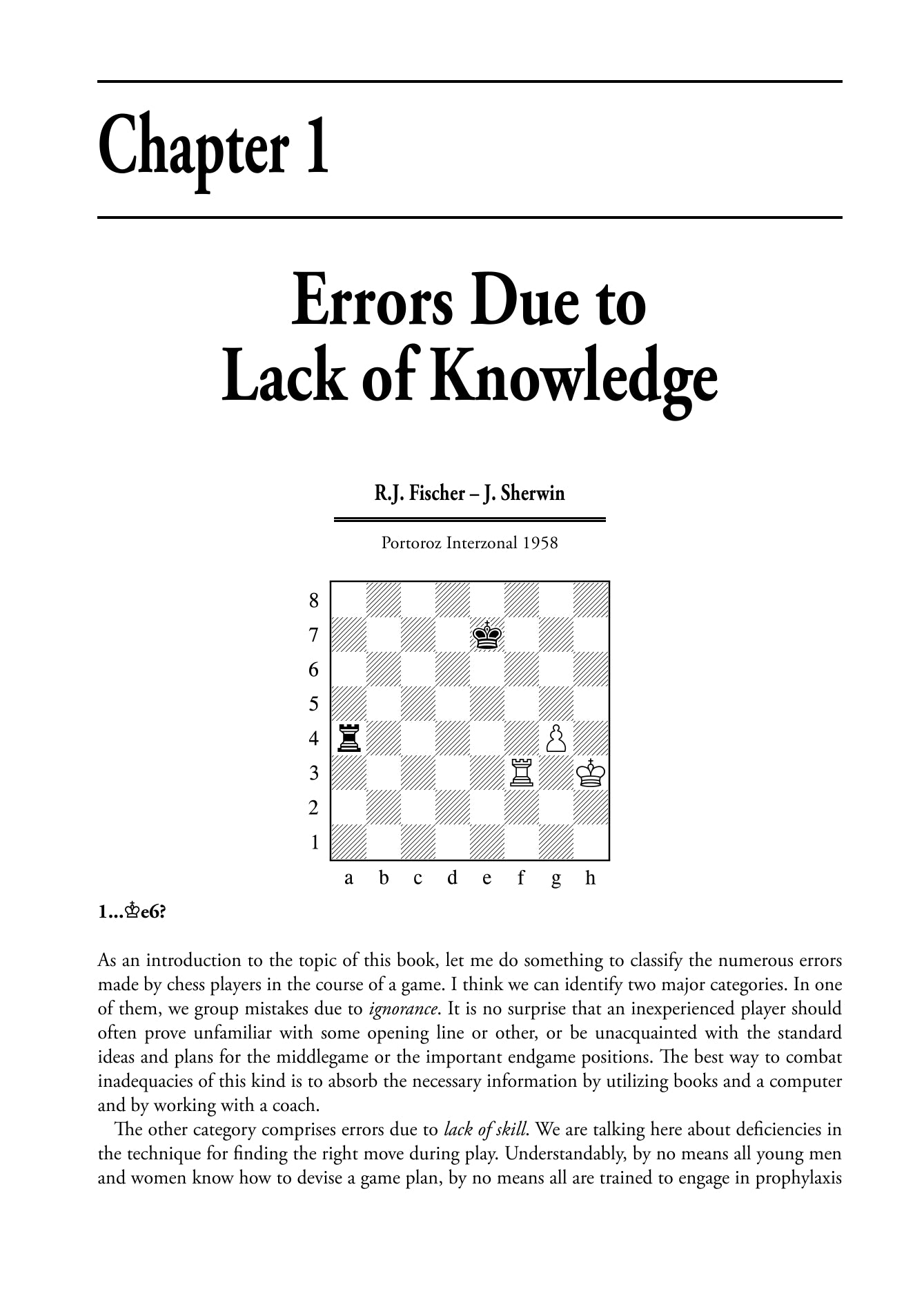 Chess Lessons by Vladimir Popov (hardcover) - Chess Lessons by Vladimir Popov (hardcover)