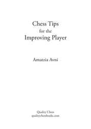 Chess Tips for the Improving Player by Amatzia Avni (softcover)