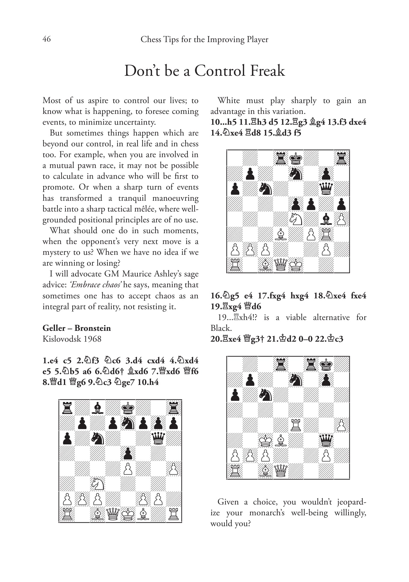 Chess Tips for the Improving Player by Amatzia Avni (softcover) - Chess Tips for the Improving Player by Amatzia Avni (softcover)