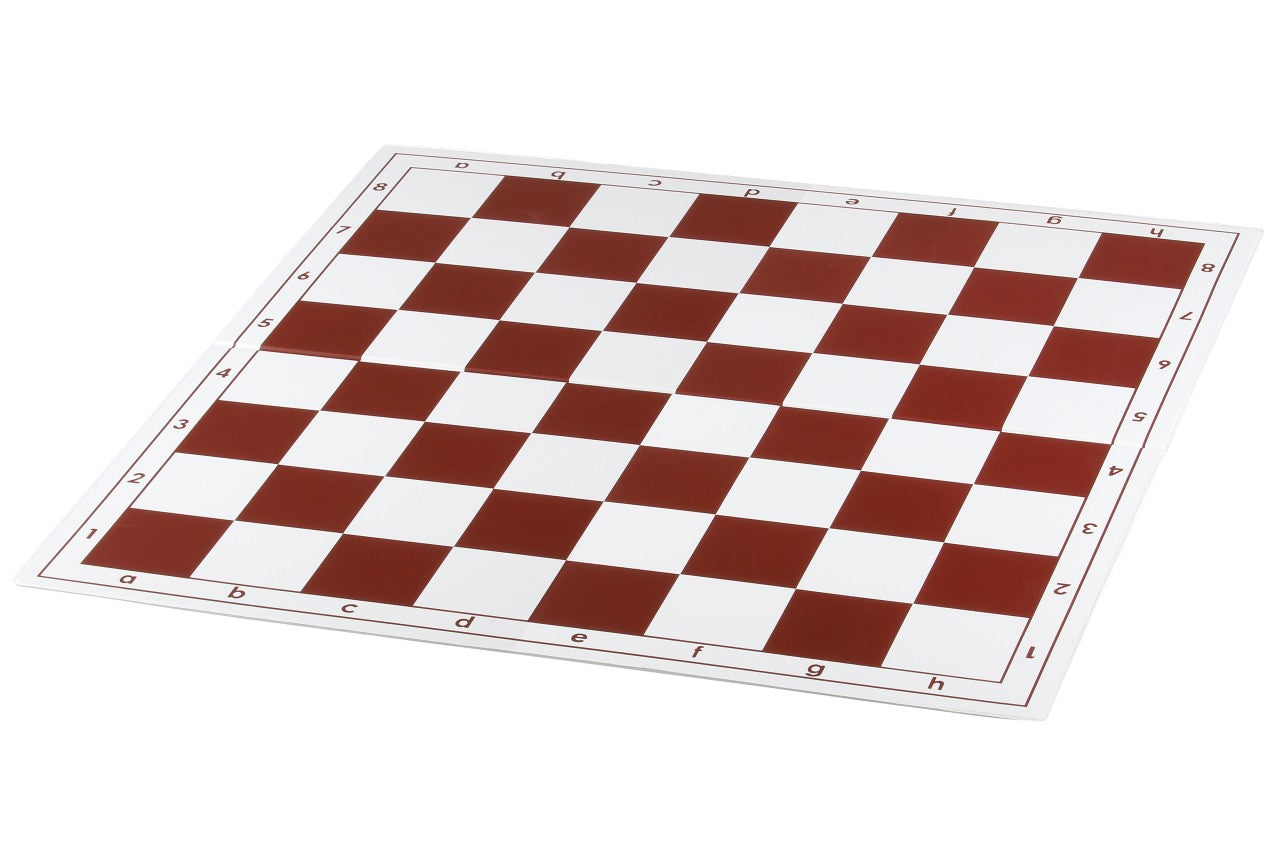 Scacchiera pieghevole in plastica n. 6, bianca e rossa - Scacchiera pieghevole in plastica n. 6, bianca e rossa