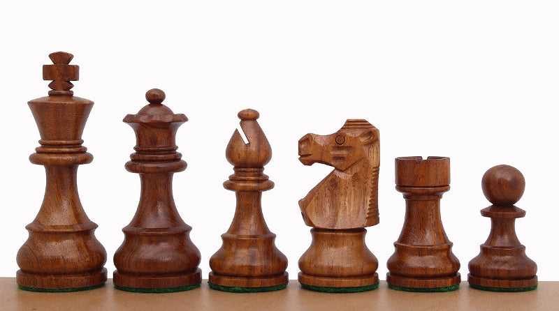 Scacchi Francesi in Acacia (Re 9,5cm) - Scacchi Francesi in Acacia (Re 9,5cm)