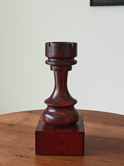 Coppa degli scacchi in legno - Torre Nera