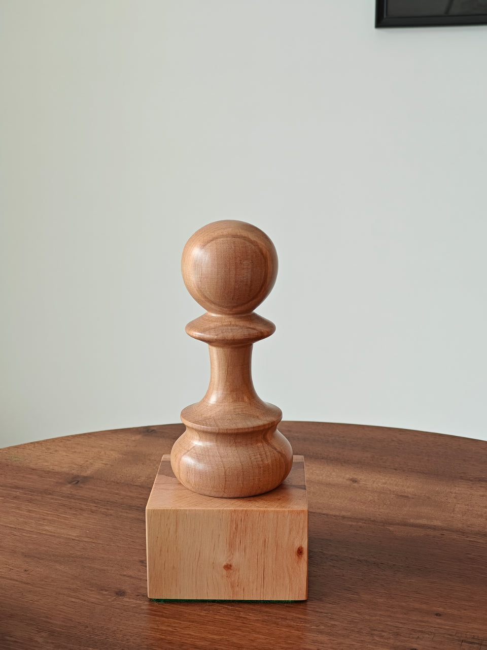 Coppa degli scacchi in legno - Pedone Bianco - Coppa degli scacchi in legno - Pedone Bianco