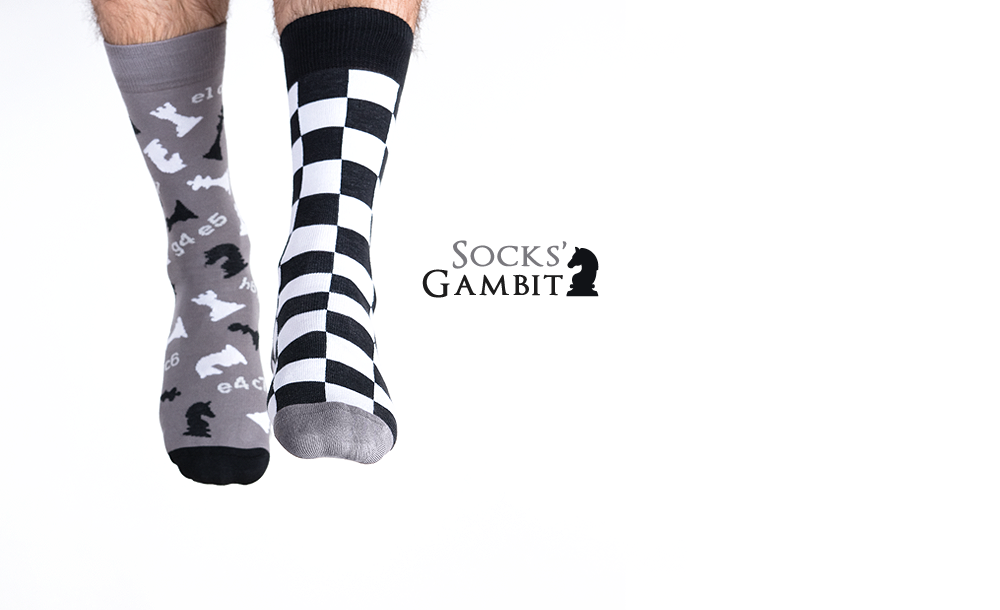 Calzini a scacchi Nanushki - misura 36-39 - Calzini a scacchi Nanushki - misura 36-39