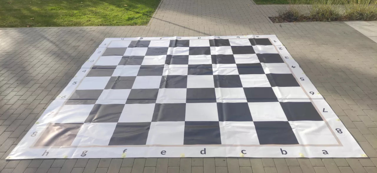 Scacchiera XXL per scacchi / dama all'aperto (Caselle 35 x 35 cm) - 78f7b820c0ff9c6227e181bcb43b448f