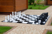 Scacchi in plastica per scacchi da Esterno/Giardino (altezza Re 74 cm)