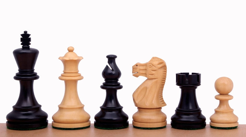 Figure di scacchi in legno intagliato American Classic da 4 pollici - Figure di scacchi in legno intagliato American Classic da 4 pollici