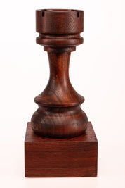 Coppa degli scacchi in legno - Torre Nera