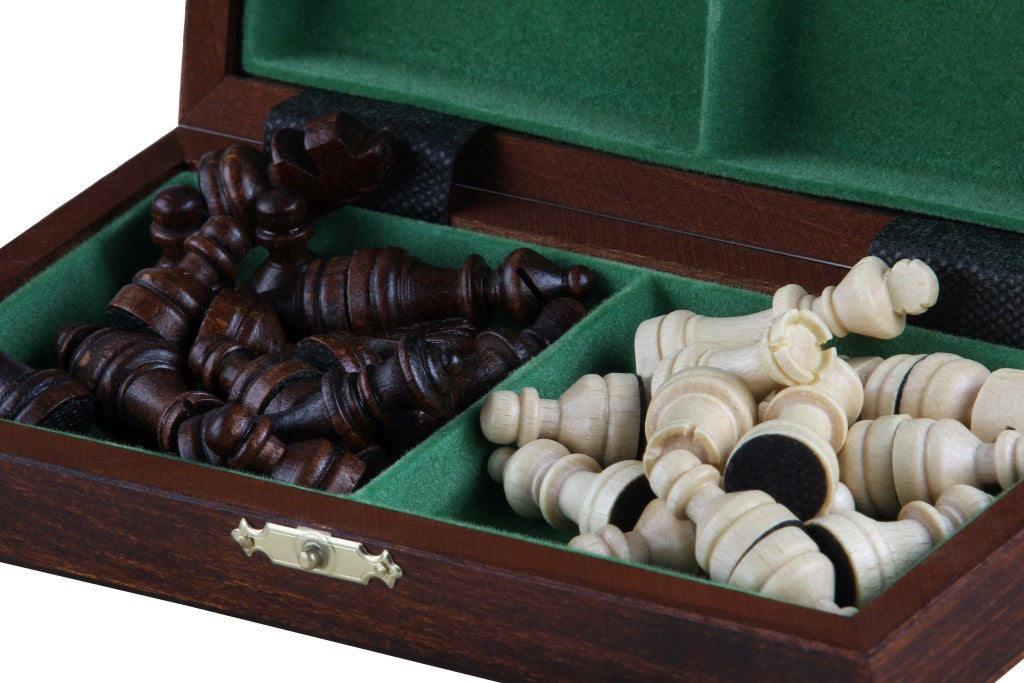 Scacchi scolastici in legno Mini - marrone - Scacchi scolastici in legno Mini - marrone