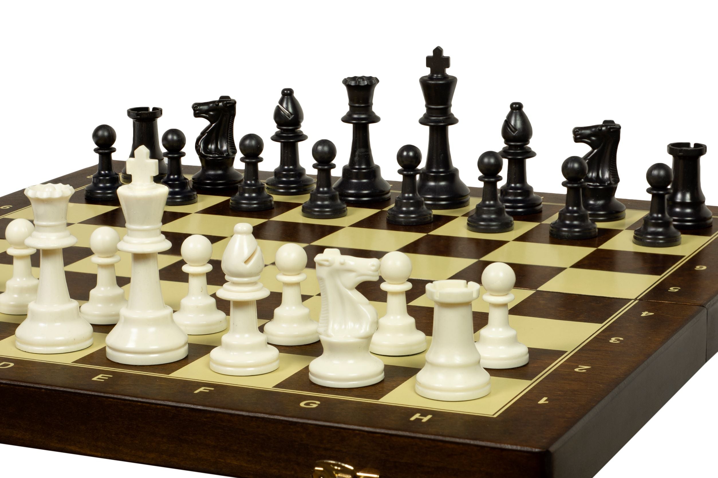 Scacchi da Allenamento 48x48 cm Piombati (Re 96 mm) - Scacchi da Allenamento 48x48 cm Piombati (Re 96 mm)