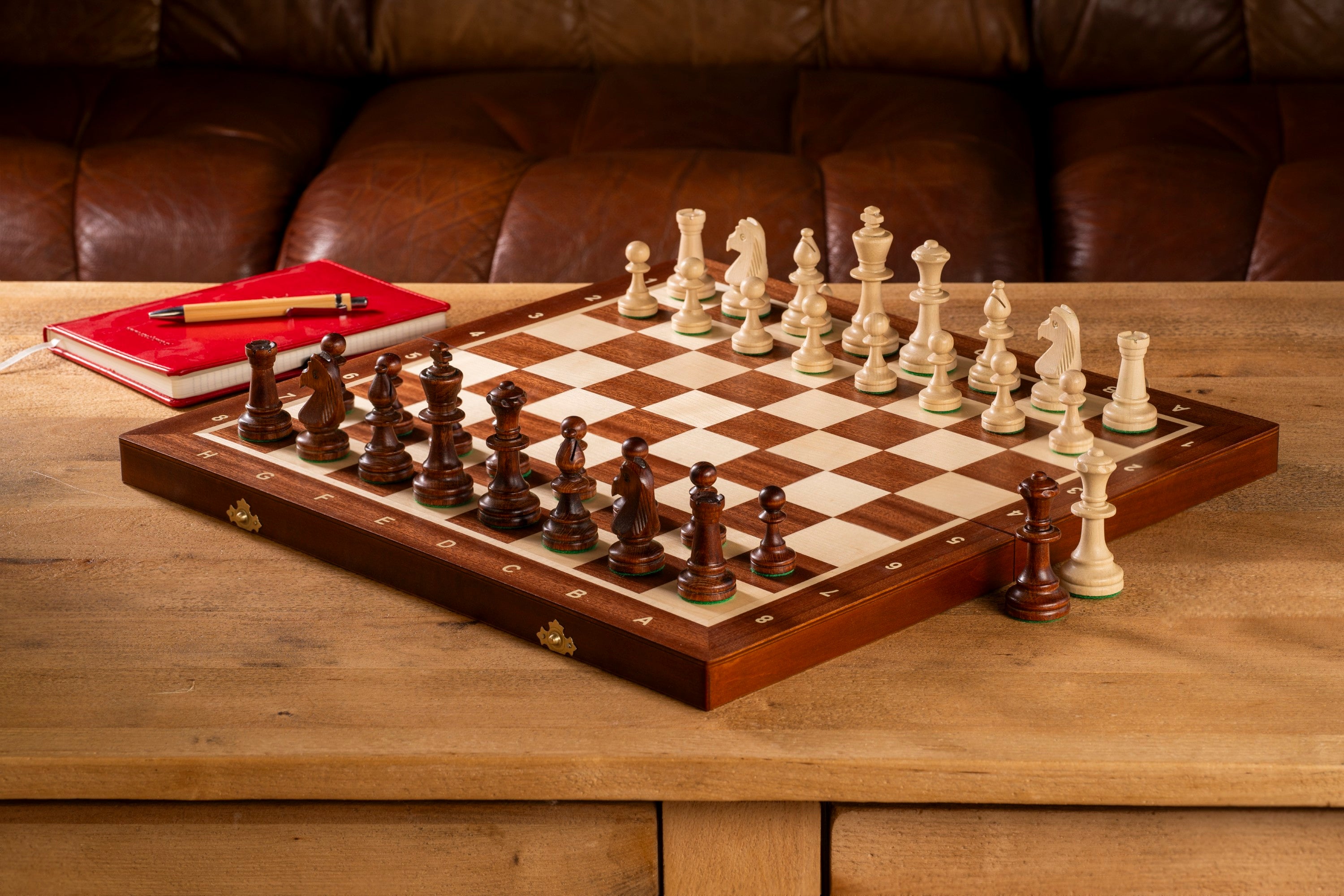 SCACCHI TORNEO (49x49cm) - intarsiati, nuova linea - SCACCHI TORNEO (49x49cm) - intarsiati, nuova linea