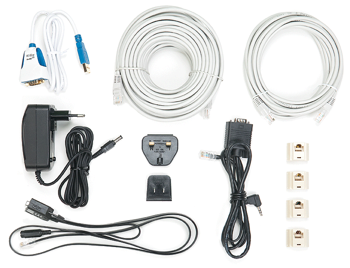 Set di cavi di collegamento per la prima scacchiera di un sistema da torneo (MINI USB) - Set di cavi di collegamento per la prima scacchiera di un sistema da torneo (MINI USB)