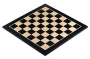 Set di scacchi - Scacchiera in legno d'ebano (campo da 45 mm) + Scacchi American Classic (Re 7,6 cm)