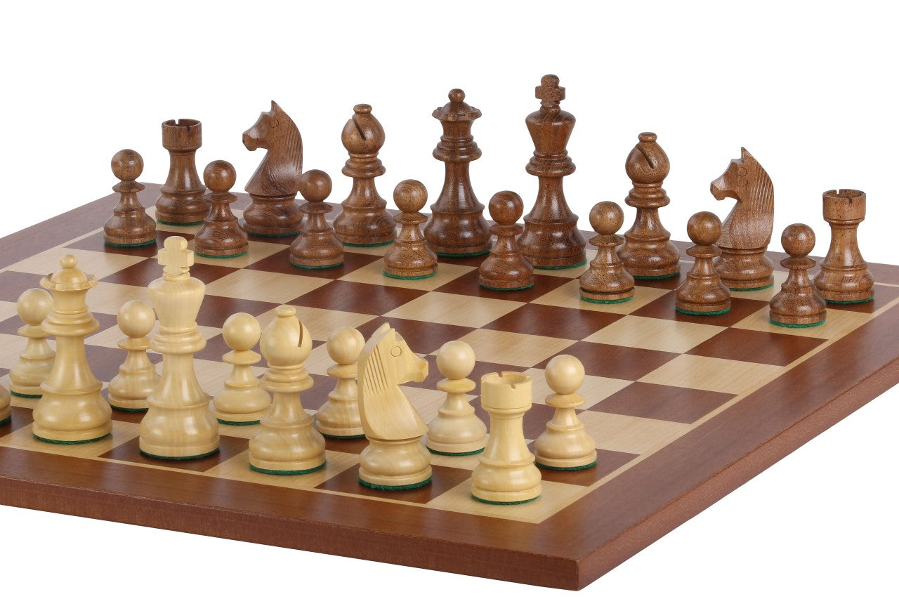 Set di scacchi Maestro - Caselle 58x58 mm + Scacchi (Re 9,5 cm) - Set di scacchi Maestro - Caselle 58x58 mm + Scacchi (Re 9,5 cm)