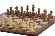 Set di scacchi Ettore - Caselle 58x58 mm + Scacchi Tedeschi (Re 9,5 cm)